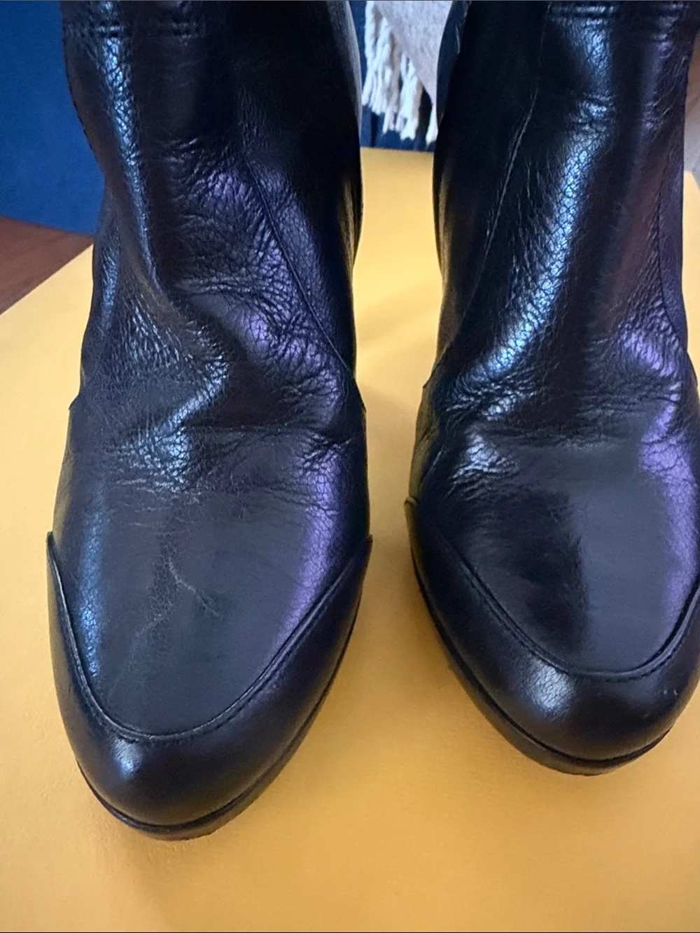 Fendi Black Leather Over-the-Knee Boots